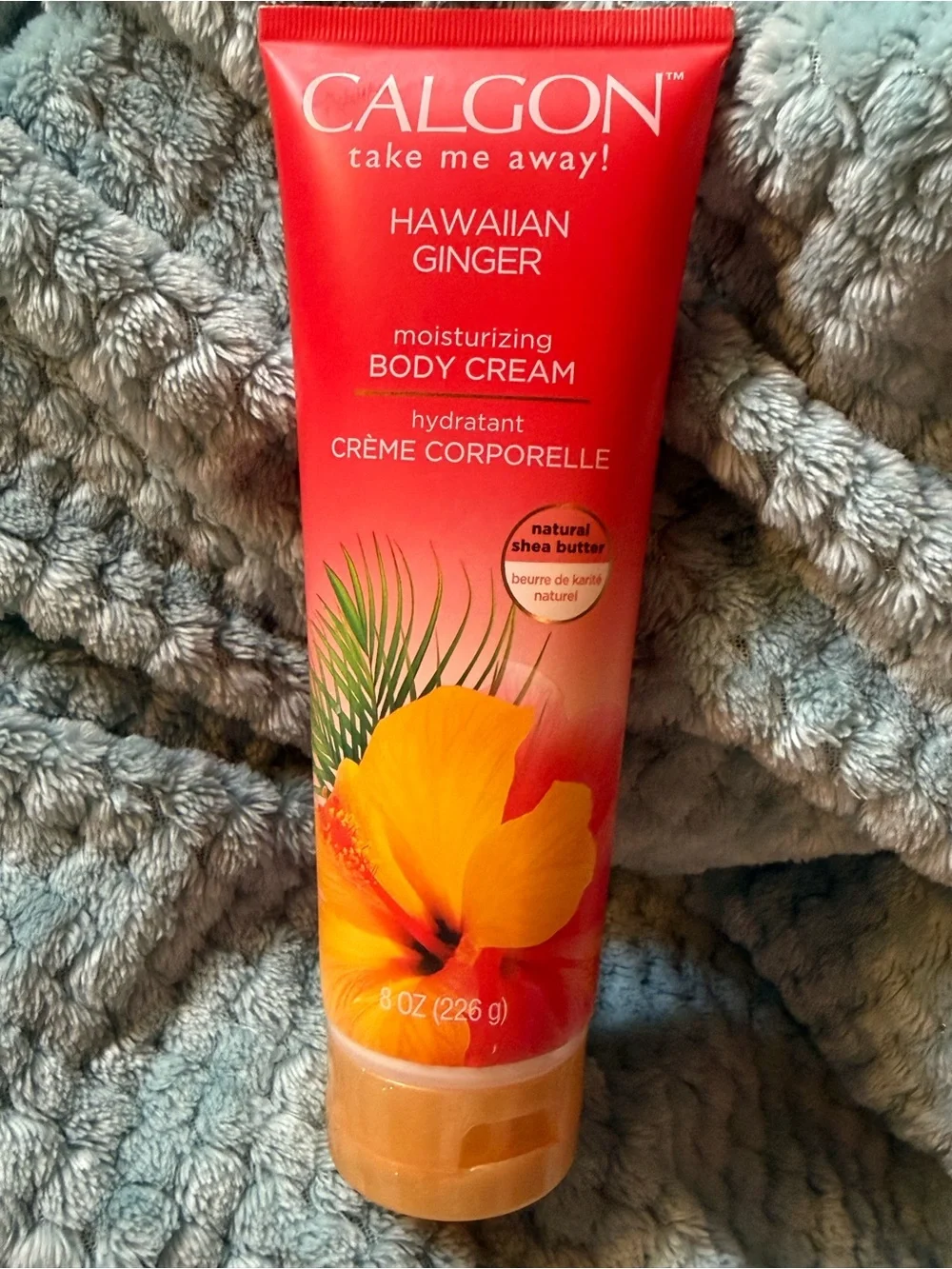 Calgon Hawaiian Ginger Moisturizing Body Cream - Red